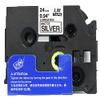 LM Tapes - Premium 1" (24mm) Black on Matte Silver Compatible TZe P-Touch Tape for use with Brother PT-E800W, PTE800W, PT-E800, PTE800 Label Maker Includes Tape Size/Color Guide. view 2