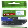 LM Tapes - Premium 1" (24mm) Blue on White Compatible TZe P-Touch Tape for use with Brother PT-P900W, PTP900W, PT-P900, PTP900 Label Maker Includes Tape Size/Color Guide. view 1