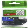 LM Tapes - Premium 1" (24mm) White on Clear Compatible TZe P-Touch Tape for use with Brother PT-E800W, PTE800W, PT-E800, PTE800 Label Maker Includes Tape Size/Color Guide. view 1