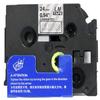 LM Tapes - Premium 1" (24mm) White on Clear Compatible TZe P-Touch Tape for use with Brother PT-E800W, PTE800W, PT-E800, PTE800 Label Maker Includes Tape Size/Color Guide. view 2