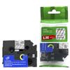 LM Tapes - Premium 1" (24mm) White on Clear Compatible TZe P-Touch Tape for use with Brother PT-E800W, PTE800W, PT-E800, PTE800 Label Maker Includes Tape Size/Color Guide. view 3