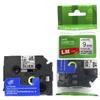 LM Tapes - Premium 3/8" (9mm) Black on Matte Silver Compatible TZe P-Touch Tape for use with Brother PT-E800W, PTE800W, PT-E800, PTE800 Label Maker Includes Tape Size/Color Guide. view 3