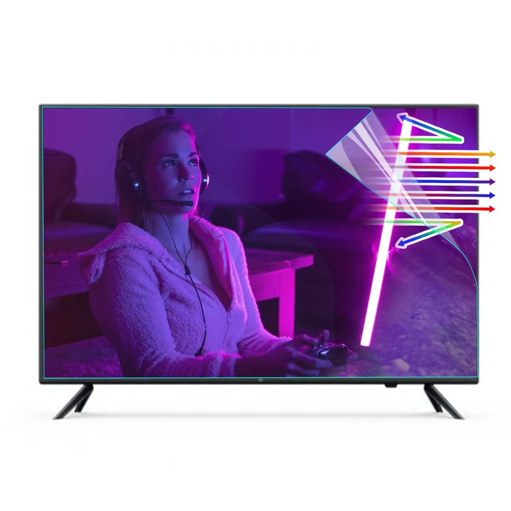 42 Inch LCD TV Screen Protector Anti Glare Out Blue Light TV Film Take Care of Your Eyesight,42in L36.1*W20.3