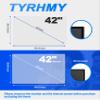 TYRHMY Relieve Eye Strain Sleep Better 42 Inch Shield Blue Light/Anti-Glare LCD TV Screen Protector Matte Frosted Film Take Care of Your Eyesight Easy to Install,42 Inch TV Narrow view 4