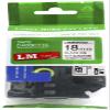 LM Tapes - Premium 3/4" (18mm) Black on Matte Silver Compatible TZe P-Touch Tape for use with Brother PT-P900W, PTP900W, PT-P900, PTP900 Label Maker Includes Tape Size/Color Guide. view 1