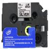 LM Tapes - Premium 3/4" (18mm) Black on Matte Silver Compatible TZe P-Touch Tape for use with Brother PT-P900W, PTP900W, PT-P900, PTP900 Label Maker Includes Tape Size/Color Guide. view 2