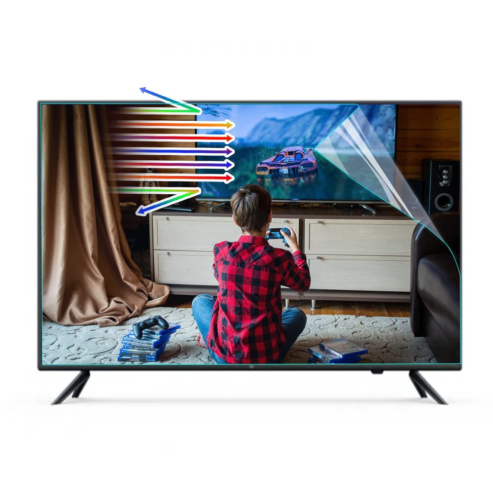 Anti UV Out Blue Light Anti Glare TV Screen Protector for 42 Inch LCD, LED TV,Relieve Eye Strain,42 Inch TV