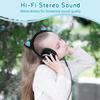 TOKANI Kids Bluetooth Wireless Over-Ear Cat Ear Headphones with Microphone for Kids Teens Adults (Black) view 2