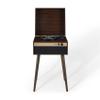 Crosley CR6236A-WA Jasper 3-Speed Bluetooth in/Out Vinyl Record Player Turntable with Built-in Speakers and Detachable Legs, Walnut view 1