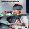 MUSICOZY Sleep Headphones Bluetooth 5.4 Headband, Wireless Earphones Music Sleep Earbuds Sleeping Eye Mask with HD Stereo Speakers for Workout Running Travel Yoga, Ideal Gifts (Blue) view 2