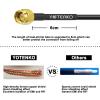 YOTENKO SMA Antenna Extension Cable 33FT + 5PCS SMA RF Coax Connector Kit, SMA Male to Female RG58 Coaxial Cable 10M Low-Loss for 3G 4G LTE Router ADS-B SDR USB Dongle Receiver Antenna Extension Wire view 3