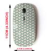 2.4G Wireless Mouse with Cute Pattern Design for All Laptops and Desktops with Nano Receiver - Colorful Made Heads view 2