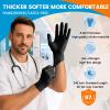 ANBOSON Nitrile Gloves ASTM D6319 - Food Handling - Powder Free and Latex Free 6 Mil Thickness Disposable Gloves for Food Preparation, Cooking, Baking, Grilling - Large, Black of 100 Pcs view 2