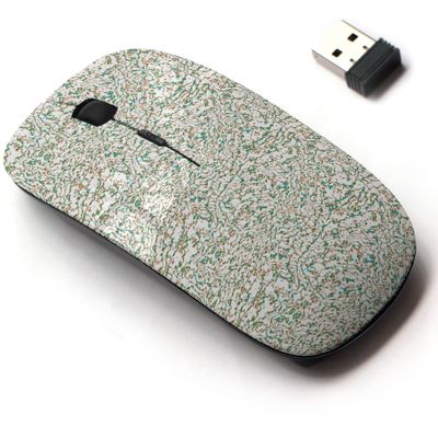 2.4G Wireless Mouse with Cute Pattern Design for All Laptops and Desktops with Nano Receiver - Color blots Transitions