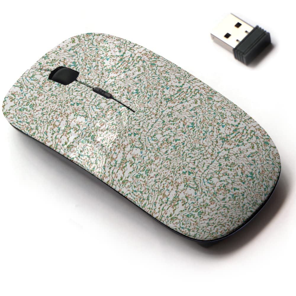 2.4G Wireless Mouse with Cute Pattern Design for All Laptops and Desktops with Nano Receiver - Color blots Transitions