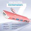Hiearcool USB C Hub,USB-C Dongle,7IN1 USBC to HDMI Multple Adapter Compatible for MacBook Dell Lenovo Asus Thunderbolt 3 Thunderbolt 4 Type C Docking Station (HDMI USB3.0 TF/SD PD)-Rose Gold view 2