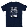 Ham Radio The First Social Media Ham Radio Amateur Operator T-Shirt Navy view 1