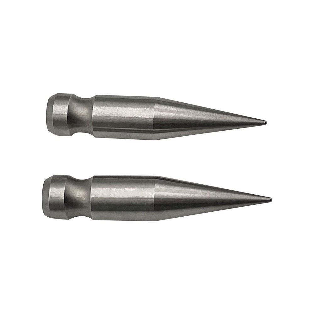 2pcs Swiss-Style Tip M6 Thread Mini Adapter Compatible Leic Type Prism Total Station