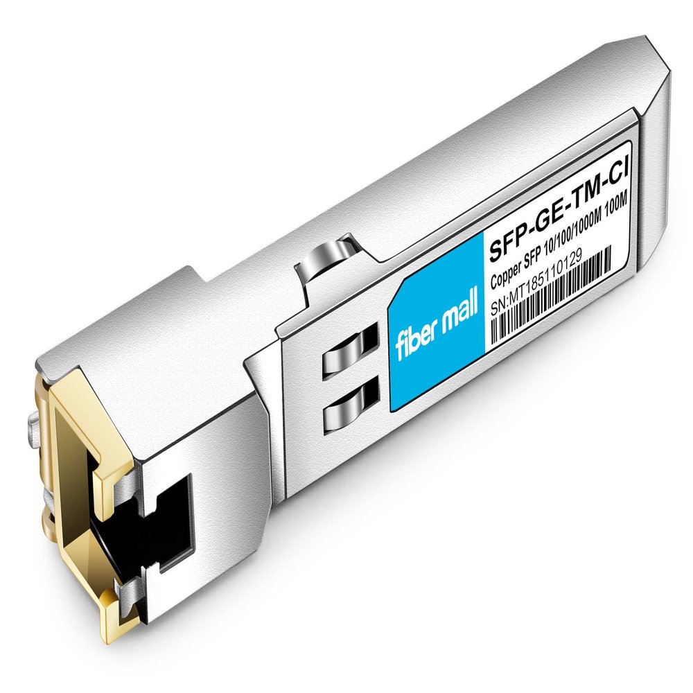 10/100/1000Base-T SFP to rj45 1GB SFP-T SGMII Copper RJ45 100m Mini-GBIC Transceiver Module for Cisco GLC-TA Ubiquiti Unifi Netgear Finisar D-Link and More