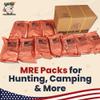 Humanitarian Daily Ration MRE Case  5 US FEMA Emergency rations MRE Varieties - Low Sodium Pre cooked w/Entree, Side Dishes for Hunting, Camping & More, 10 pack, Inspection Date 1/2024 or Better. view 2
