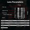 7artisans 55mm F1.4 APS-C Manual Focus Prime Lens Compatible for Sony E Mount Mirrorless Camera A6300 A6400 A6500 NEX-3 NEX-3N NEX-5T NEX-5R A7 A7II A7RIII view 2