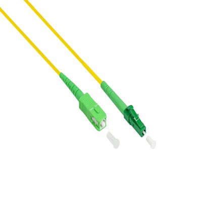 Good Connections OS2 Fibre Optic Cable - Simplex - Male LC (APC) to SC (APC) - Singlemode 9/125 - Fibre Optic Cable Patch Cable for FTTH/FTTB/FTTx/FritzBox/Router - 5 m