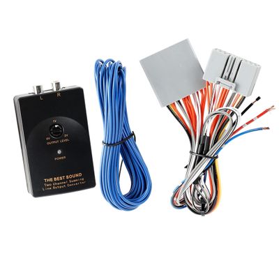 NuIth Add an Amplifier Subwoofer Interface Compatible with Honda Civic Pilot Fit for 2006-2012, Acura RDX 2007-2015 2 Channel RCA Output ConverterAmplifier Adapter Connect to Factory Radio Stereo
