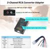 NuIth Add an Amplifier Subwoofer Interface Compatible with Honda Civic Pilot Fit for 2006-2012, Acura RDX 2007-2015 2 Channel RCA Output ConverterAmplifier Adapter Connect to Factory Radio Stereo view 4