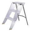 ADKINC Step Stools for Adults, Acrylic 3 Ladder,2-in-1 Design with Ladder and Stool Home Library 330lbs Capacity view 1