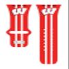 Affinity Bands Wisconsin Badgers HD Combo Package Compatible with Apple Watch and AirPods Pro (42/44/45/49mm (46mm Series 11) Short Stripes) view 4