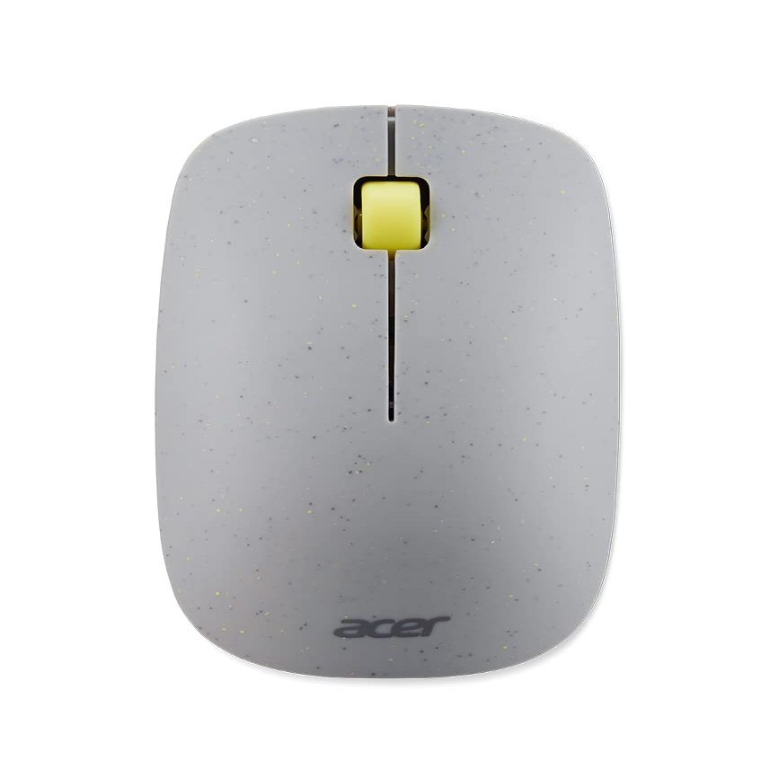 acer Vero 3 Button Mouse | 2.4GHz Wireless | 1200DPI | Made with Post-Consumer Recycled (PCR) Material | Certified Works with Chromebook | Gray