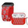 Affinity Bands Wisconsin Badgers HD Combo Package Compatible with Apple Watch and AirPods Pro (42/44/45/49mm (46mm Series 11) Long Repeating) view 1