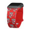 Affinity Bands Wisconsin Badgers HD Combo Package Compatible with Apple Watch and AirPods Pro (42/44/45/49mm (46mm Series 11) Long Repeating) view 2