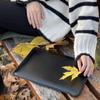 Aartedesign Leather Case for MacBook 14 PRO 2021-2026 M1 M2 M3 M4 M5 pro max Sleeve MacBook 14 Inch Laptop Case Soft for Mac 14 Carrying Bag Black view 2