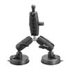 ARKON Triple Robust Double Windshield Suction Mount  17mm Compatible Retail Black view 1