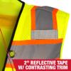 Vest Hi-Vis Orange - Size 3X view 4