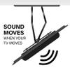 SANUS Soundbar Mount for Sonos Beam Gen 1 & 2 - Height Adjustable up to 12" & Designed to Work with Any TV - Custom Fit to Sonos Beam Gen 1 & 2 for Optimal Audio Performance view 3