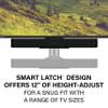 SANUS Soundbar Mount for Sonos Beam Gen 1 & 2 - Height Adjustable up to 12" & Designed to Work with Any TV - Custom Fit to Sonos Beam Gen 1 & 2 for Optimal Audio Performance view 4