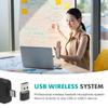 Movo WMX-1-UH USB-C Wireless Headset Microphone - USB Wireless Headset Microphone for Computers, Smartphones, and Tablets view 2
