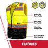 Vest Hi-Vis Orange - Size 5X view 2