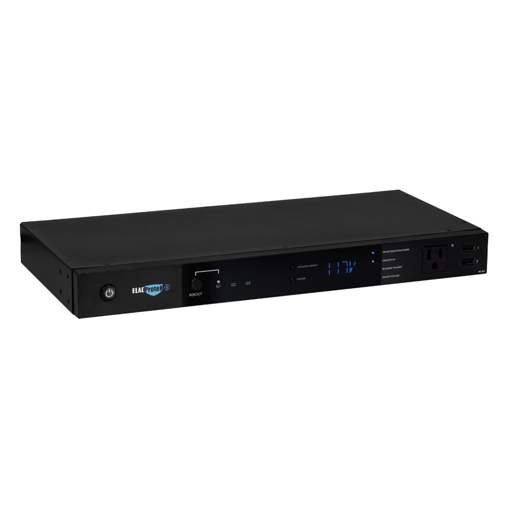 ELAC Protek PR-91W 10 Outlet Surge Protector with Wi-Fi - Advanced Power Protection and EMI/RFI Noise Filtration - Includes iOS and Android App + Voice Control with Alexa and Google Assistant