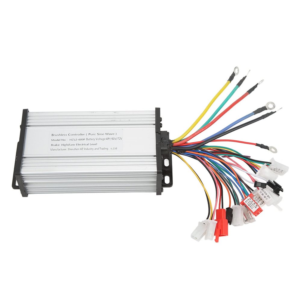 VBESTLIFE 48V 60V 72V 600W Motor Controller,Brushless Motor Controller Electric Controller Conversion Kit for Electric Electric Tricycles