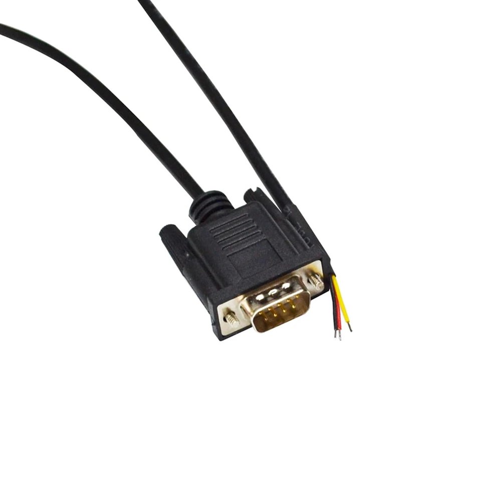 D-SUB 9-PIN 9-HOLE MALE and FEMALE SINGLE-HEAD SERIAL EXTENSION CABLE PROGRAMMING COMMUNICATION CABLE(2m,DB9 MALE)