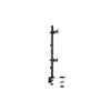 Kensington Stacked Monitor Mount with Vesa Mount, Vertical Dual Monitor Stand with Height Adjustable Handles, Pre-installed C-clamp Dual Monitor Arm for 2 Monitors Up To 32", 19.8lbs, Black (K53802WW) view 1