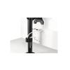 Kensington Stacked Monitor Mount with Vesa Mount, Vertical Dual Monitor Stand with Height Adjustable Handles, Pre-installed C-clamp Dual Monitor Arm for 2 Monitors Up To 32", 19.8lbs, Black (K53802WW) view 3