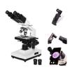 Microscope Kit XP200 Trinocular Binocular Microscopes Biological 40X-1600X with 12.5X Phone Holder Microscope Lens Adapters (Color : Binocular with Lens) view 1