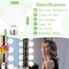 Cotanic Globe Light Bulbs,E26 Standard Base,5W,60 Watt Incandescent Equivalent,500LM,Non-Dimmable,8 Pack, G25 LED Vanity Light Bulb for Bathroom 4000K Daylight view 2