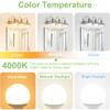 Cotanic Globe Light Bulbs,E26 Standard Base,5W,60 Watt Incandescent Equivalent,500LM,Non-Dimmable,8 Pack, G25 LED Vanity Light Bulb for Bathroom 4000K Daylight view 3
