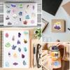100Pcs Crystal Vinyl Stickers Pack, Waterproof Vinyl Stickers for Water Bottle, Srapbook, Laptop, Phone Case, Teens Girls Adults Crystal Pack Gifts view 4