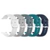 BabyValley Bands Compatible with Yamay SW022/AGPTEK LW11 WristBand Silicone Replacement Strap Accessory Quick Release Bands for AGPTEK Smartwatch for Women Men (5 Pack) view 1